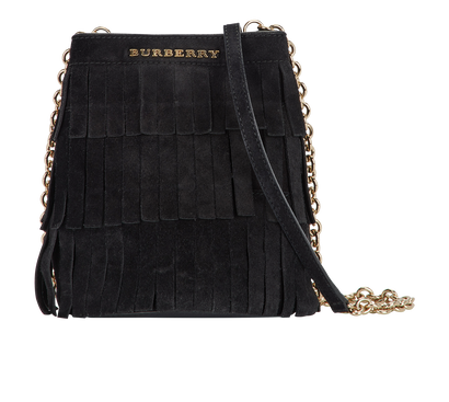 Mini Fringe Bucket Bag, front view